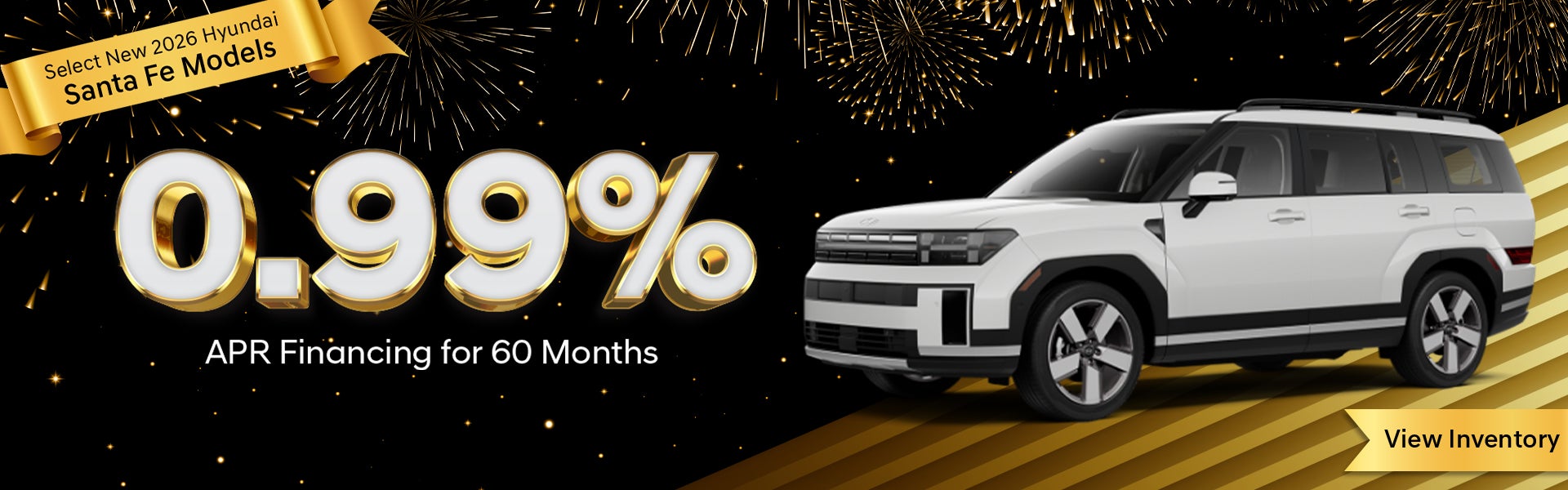 0.99% APR on 2026 Sante Fe Models – Clarksville, TN