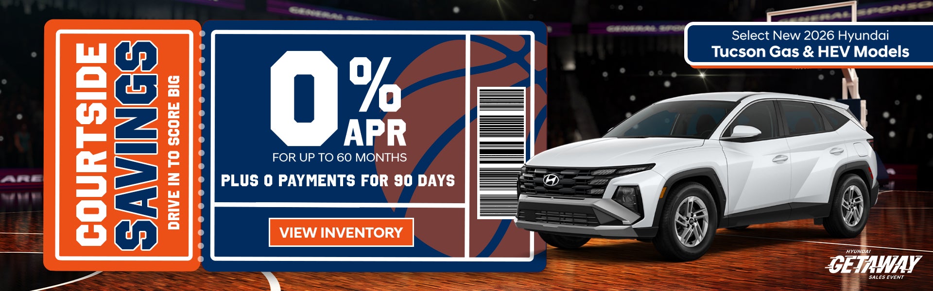 0% APR + 90 Days No Payments on 2026 Hyundai Tucson – Clarks
