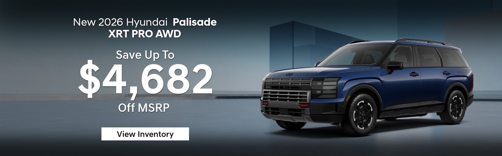 New 2026 Hyundai Palisade XRT PRO AWD